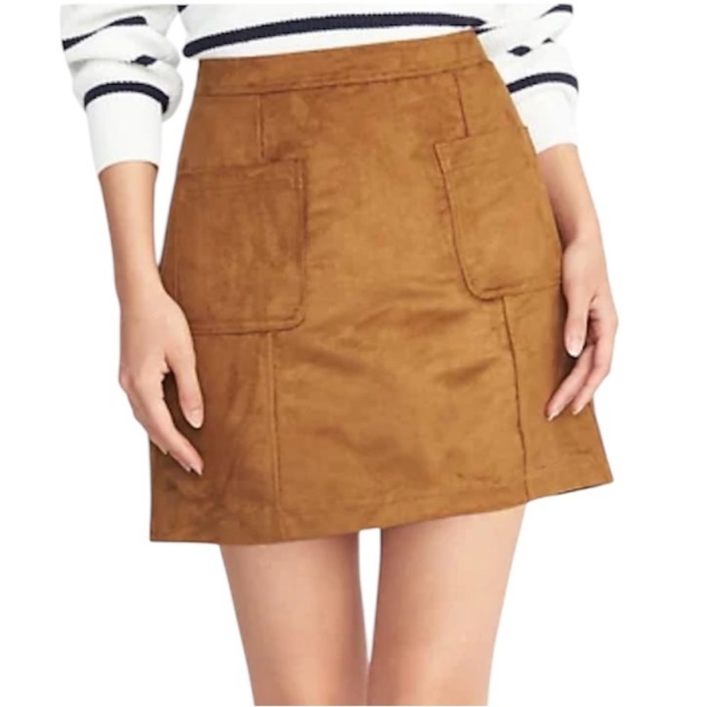 Old Navy Brown A-Line Mini Skirt